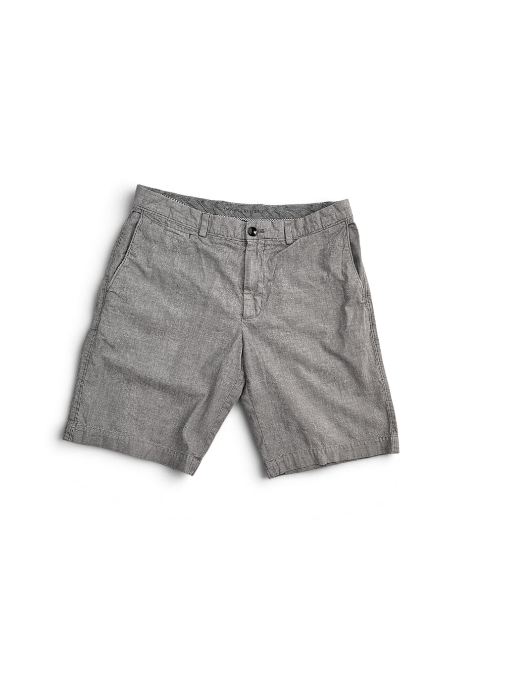 Banana Republic Grey Flat-Front Men's Shorts Size 33